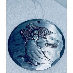 Vtg Wendell August Forge Angel Handmade Grove City PA USA Made Ornament 1990